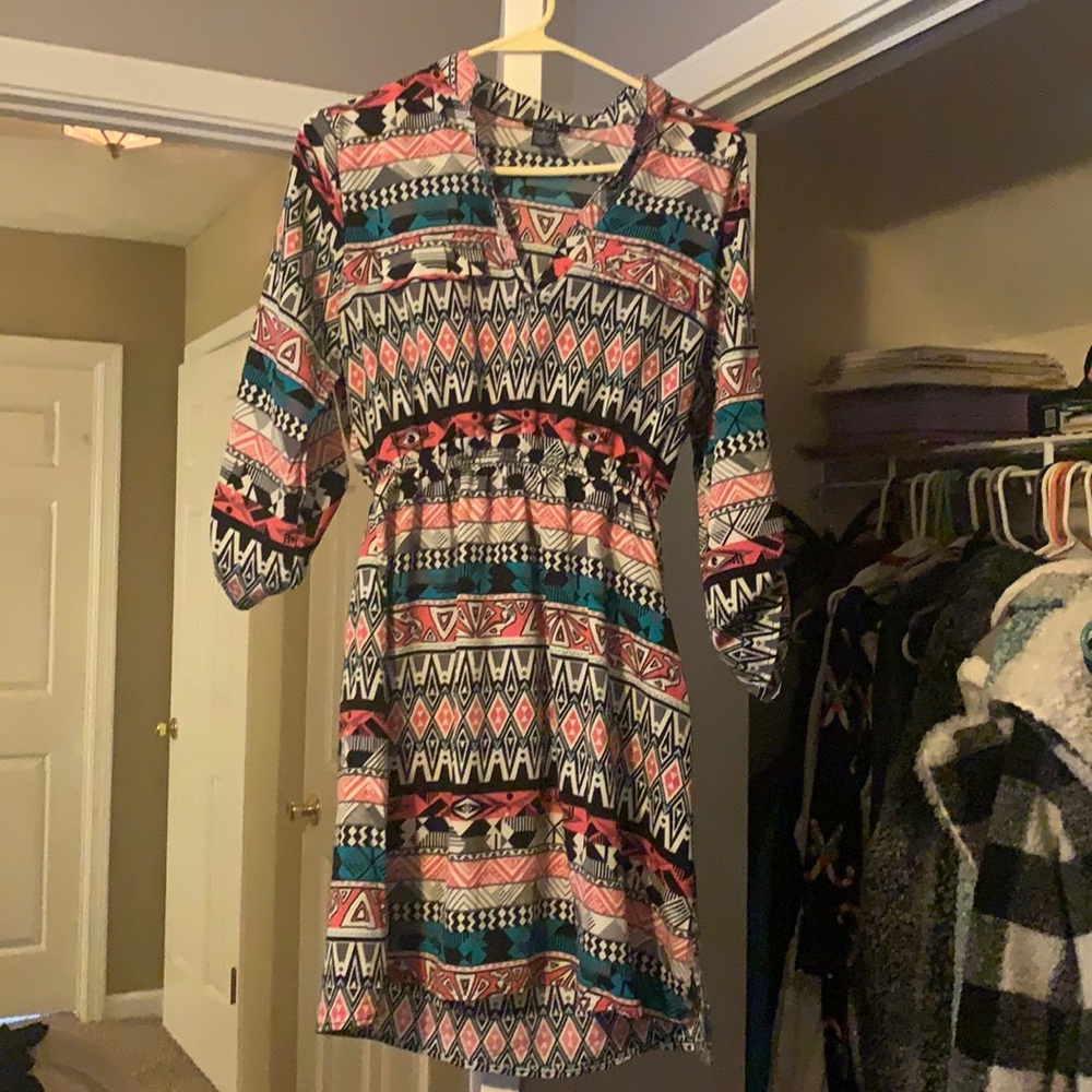 multi color dress